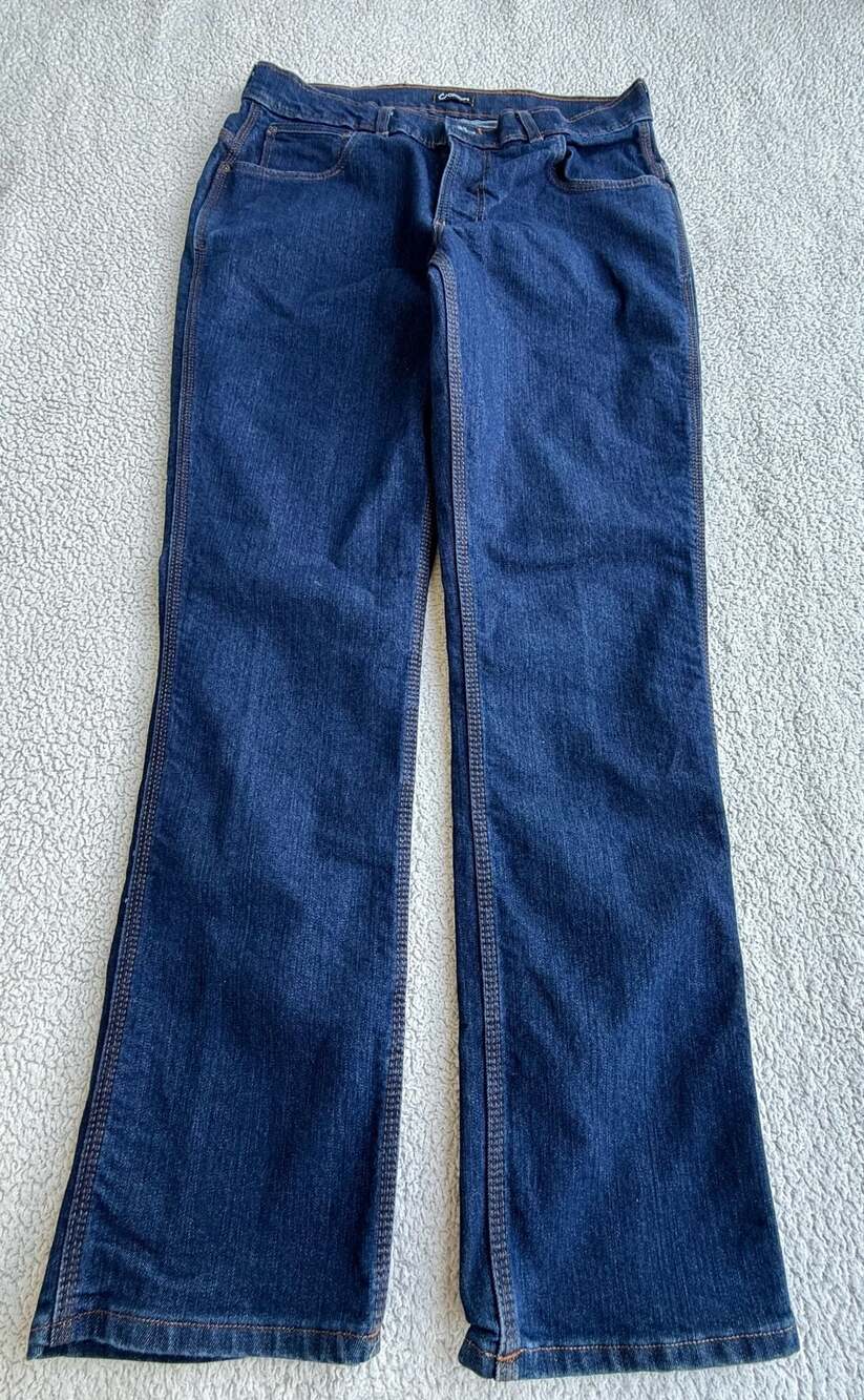 Origin USA Men's Straight Fit Dark Wash Jeans, Size 36x34